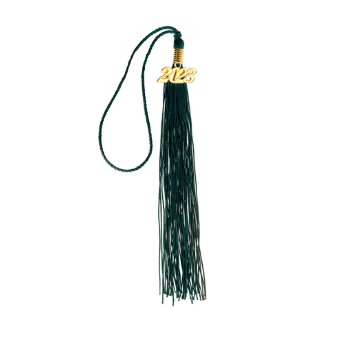 Hunter Green Graduation Tassel 1