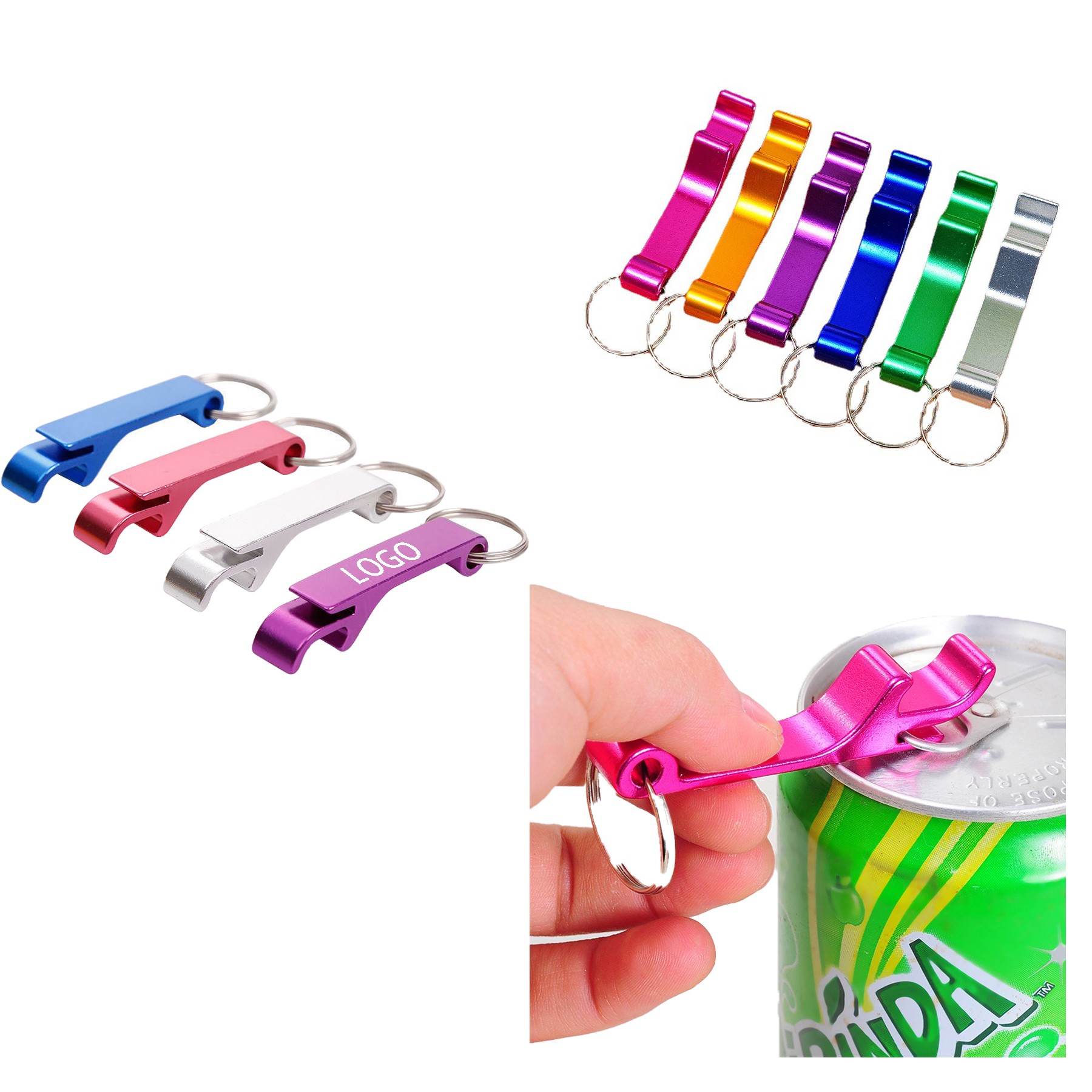 European Color Stainless Steel Bottle Opener