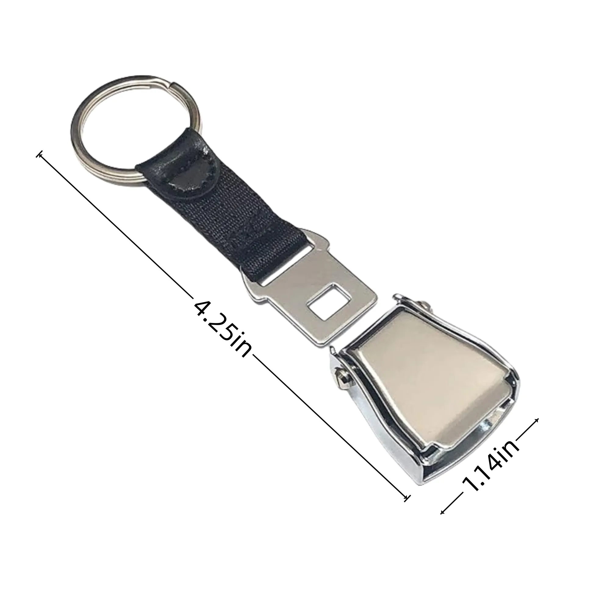 MOQ Authentic Airplane Seatbelt Keychain Travel Luggage Tag 4