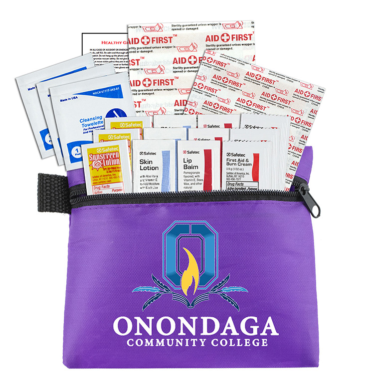 "LAZY DAY" 31 Piece Advanced First Aid Sun and Outdoors Kit in Zipper pack Components 3