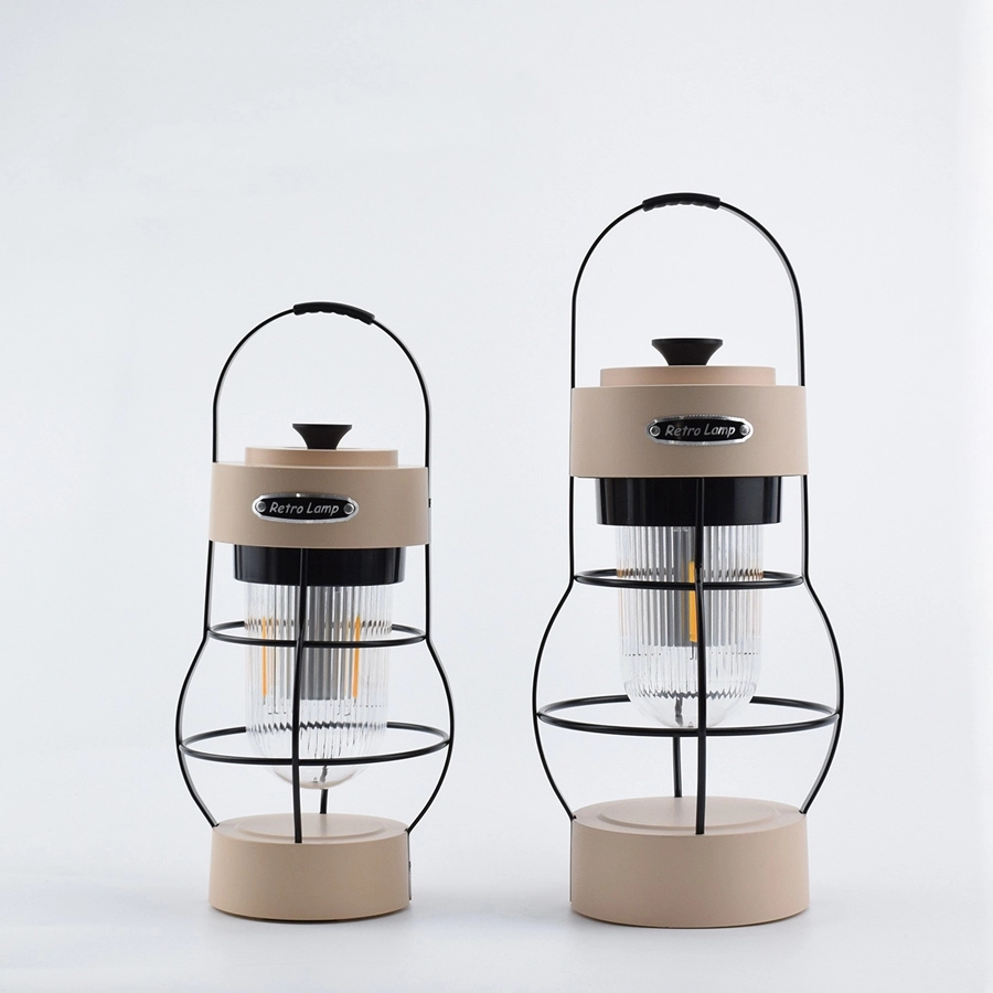 Retro Outdoor Camping Light & Picnic Lantern with Power Bank 20