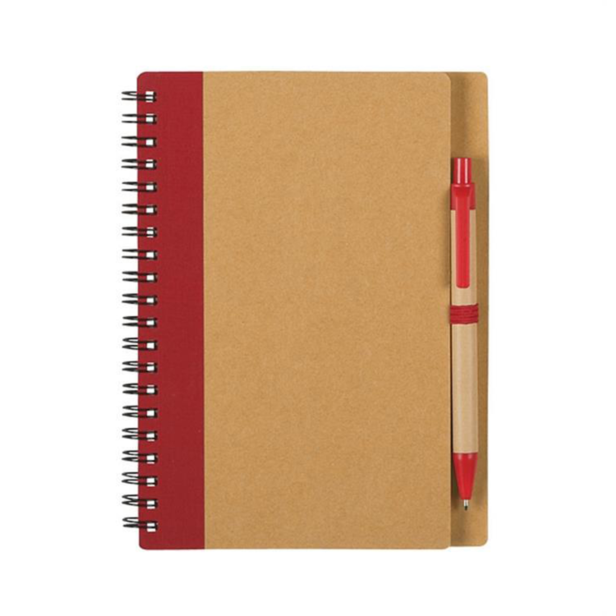 Recycled Spiral Notebook With Pen 3