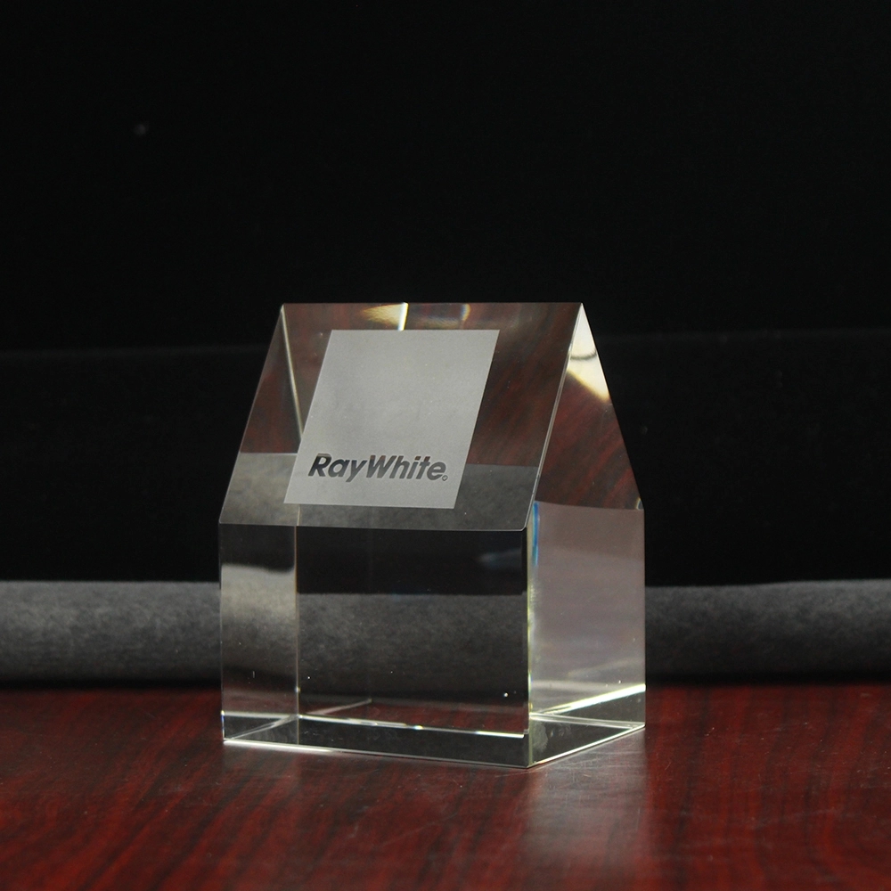 Crystal House Paperweight 3