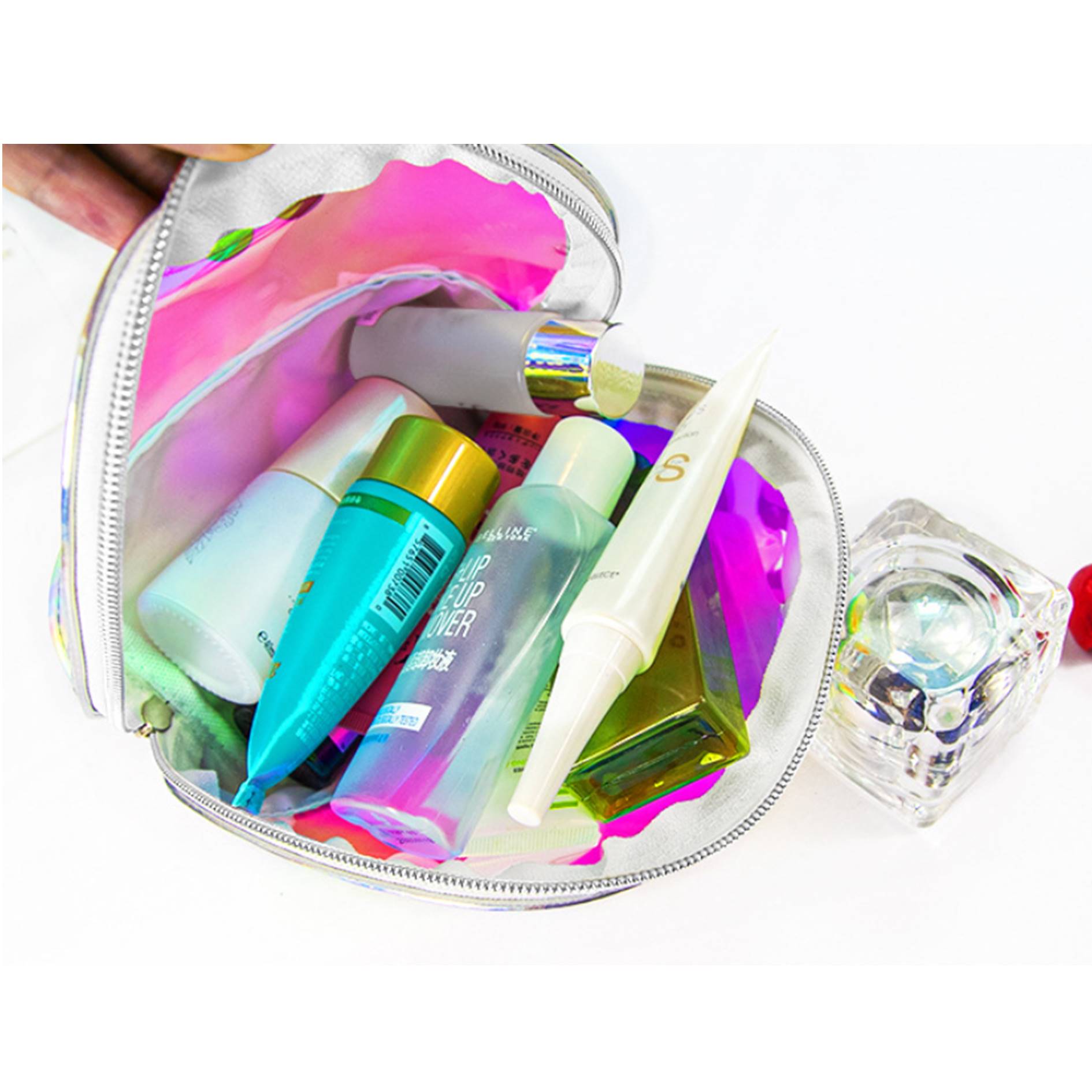 Holographic Clear Makeup Bag 6