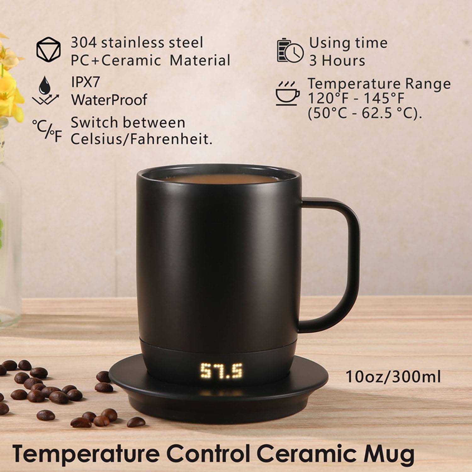 10oz Temperature Control Smart Mug 4