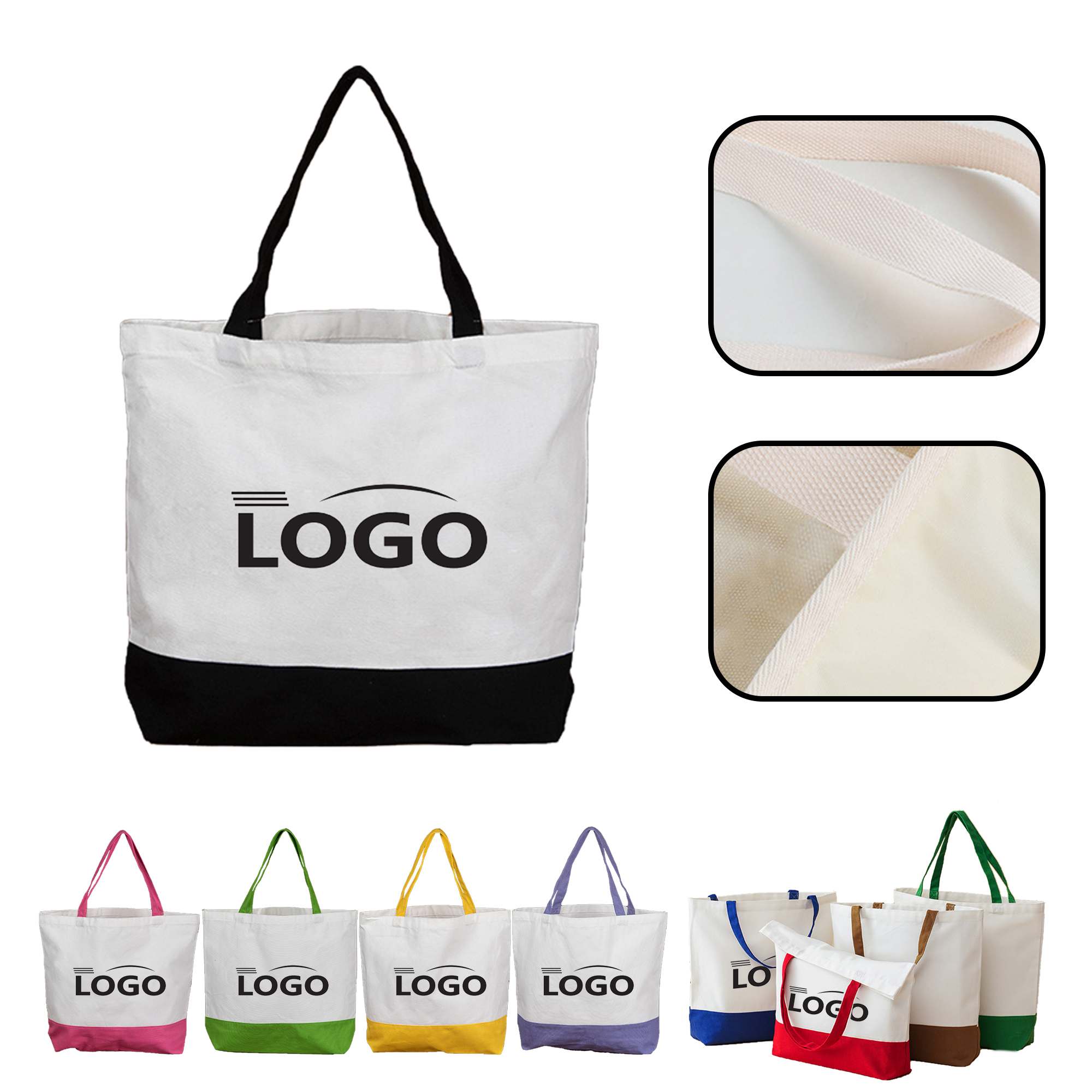 MOQ 10 PCS Promotional Tote Bag, custom tote bag with logo imprint 3