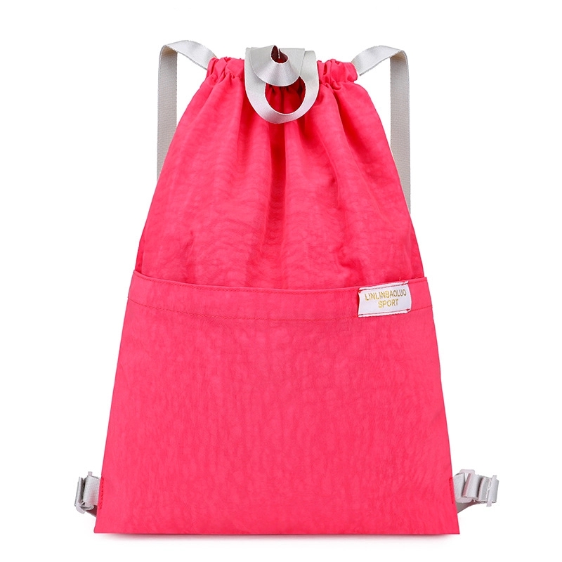 Custom  Nylon Drawstring Bag 5