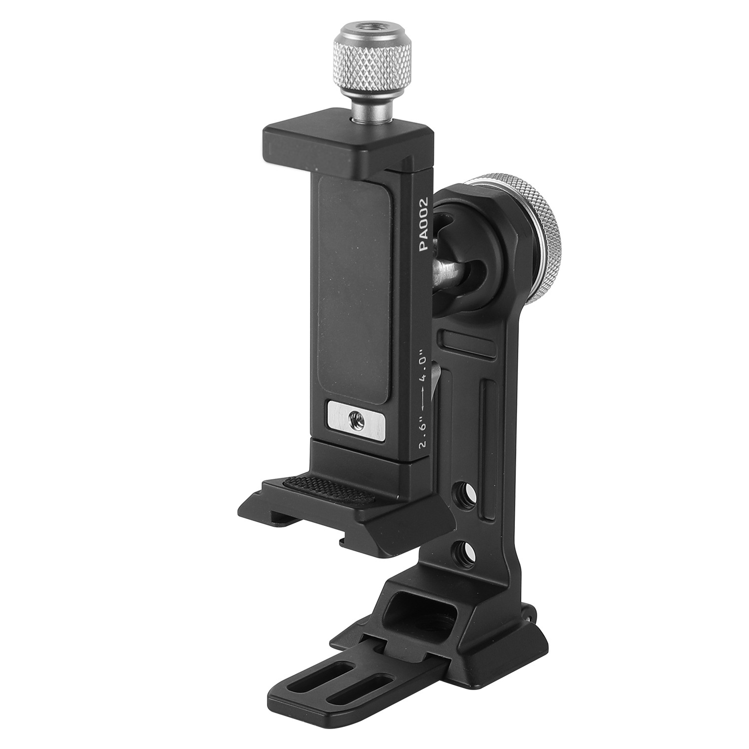 Aluminum Rotatable Foldable Phone Tripod Mount Adapter 2