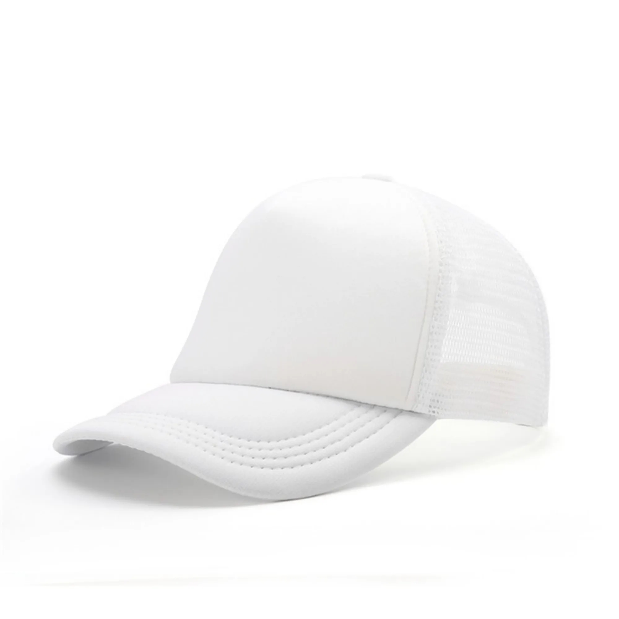 Adult Blank Trucker Hats Mesh Baseball Cap Adjustable 13