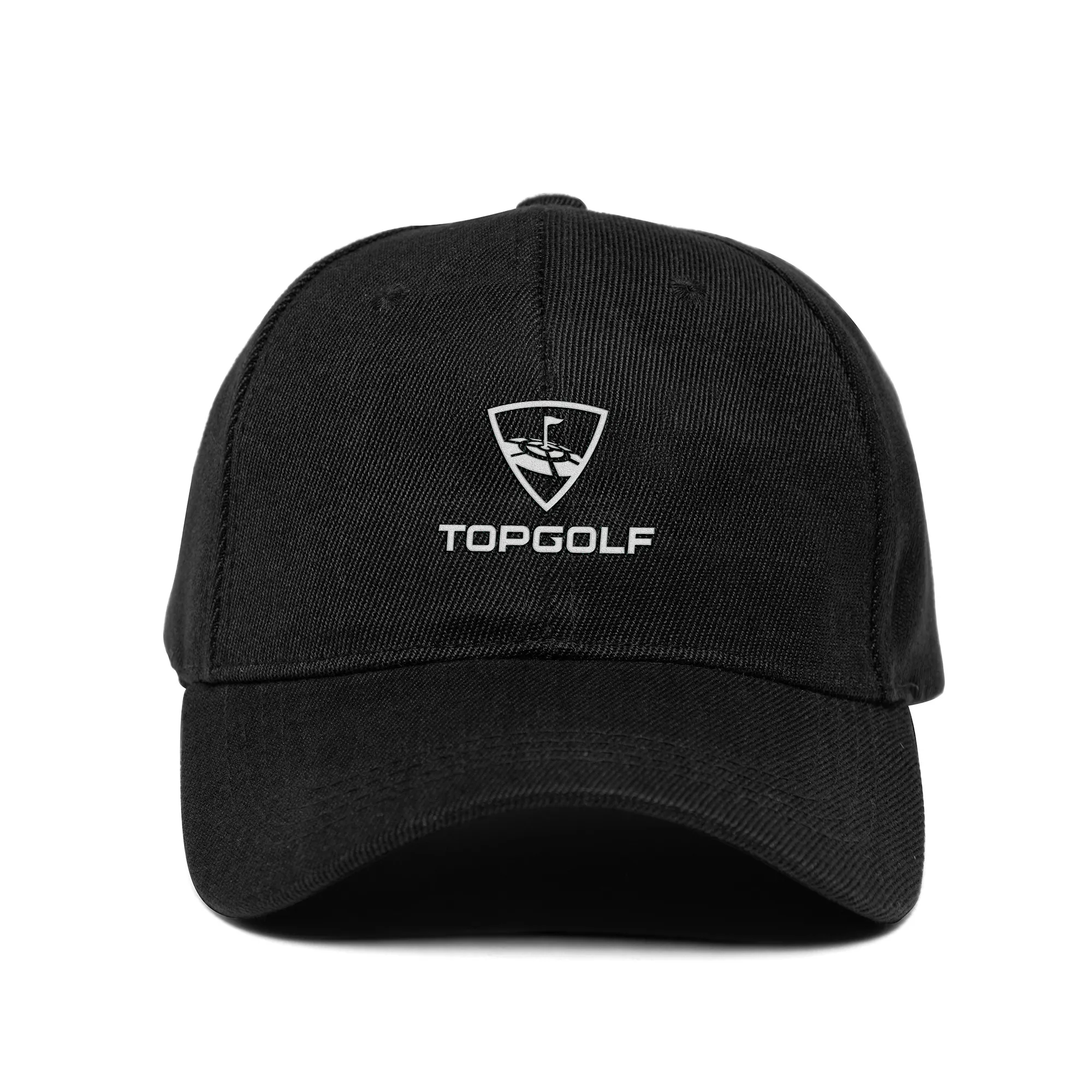 Promo Poly-Cotton 6 Panel Velcro Strap Baseball Cap 15