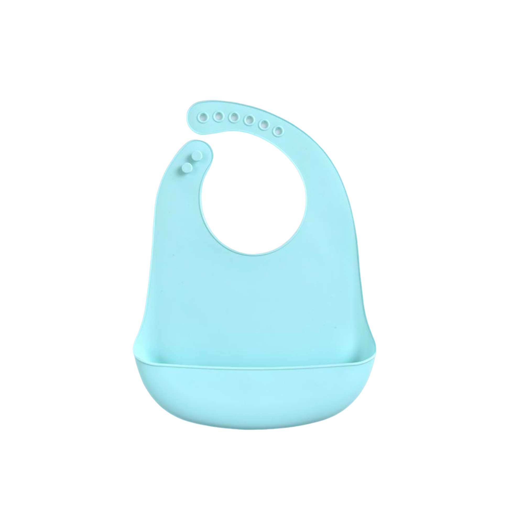 Silicone Baby Bib With Deep Catch Pocket 11.8 X 9" 20