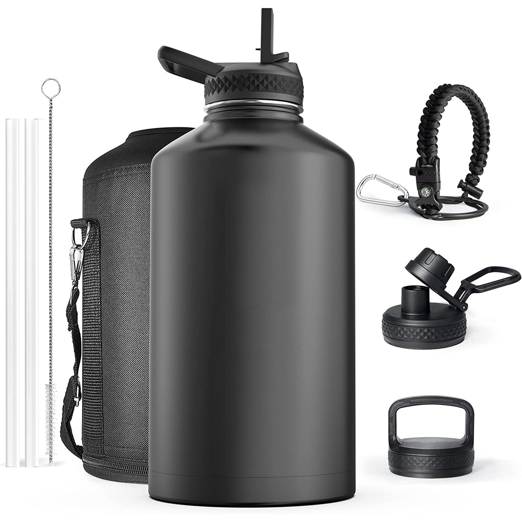 64oz Insulated Water Bottle, custom water bottle with logo imprint 3