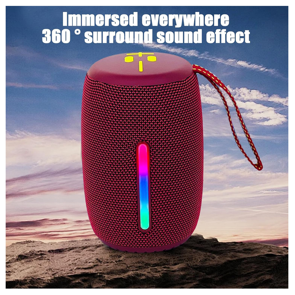 Wireless Wireless 5.1 Speaker with LED Lights 4