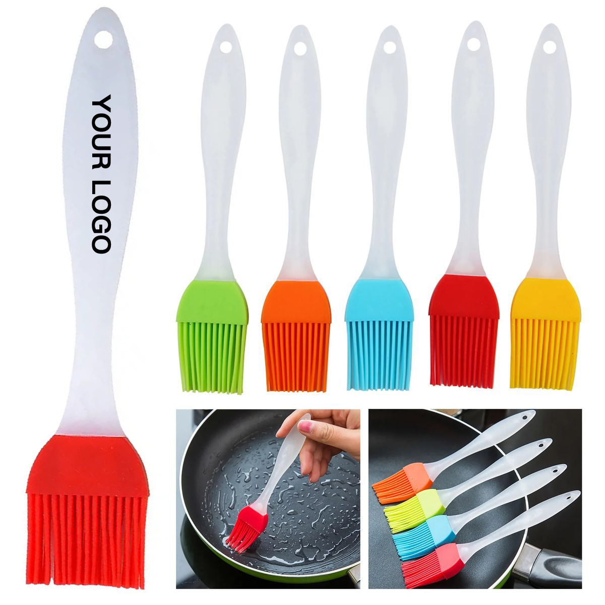 Heat Resistant Silicone BBQ Brush for Cooking 2