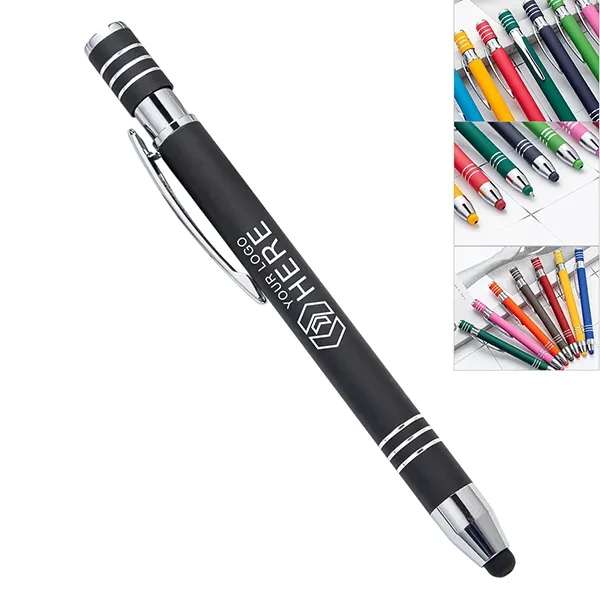 Bright engraved Soft Maya touch stylus pen 6