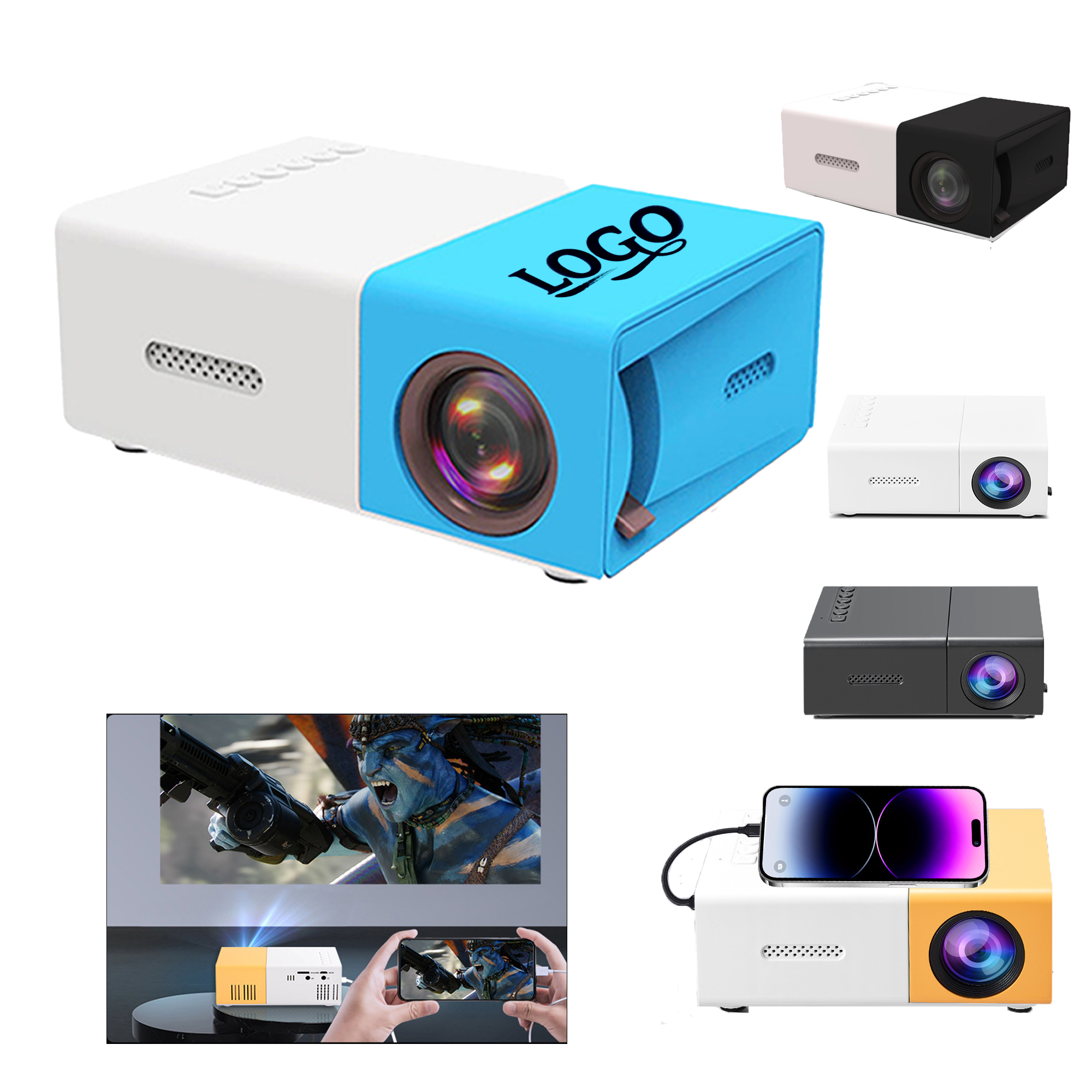 Mini Lightweight Projector 6