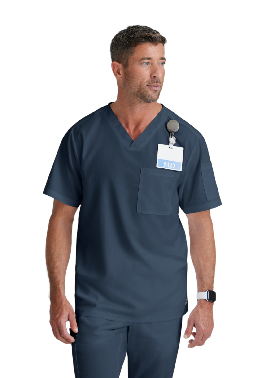 Grey's Anatomy Classic - Men's Two-Pocket V-Neck Evan Scrub Top 34