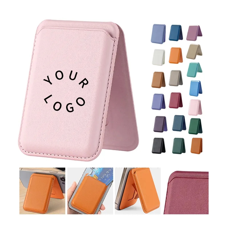 Magnetic PU Phone Wallet Stand 12