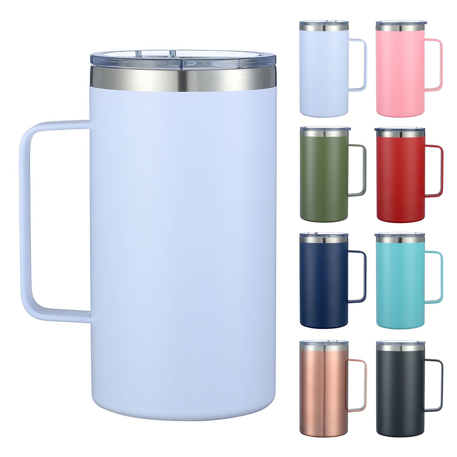 24oz Stainless Steel Vacuum Insulated Coffee Mug 3