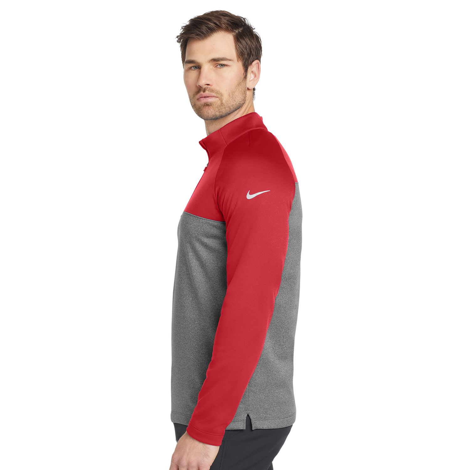 Nike Therma-FIT 1/2-Zip Fleece 7 oz. w/ Screen Print Jacket 4