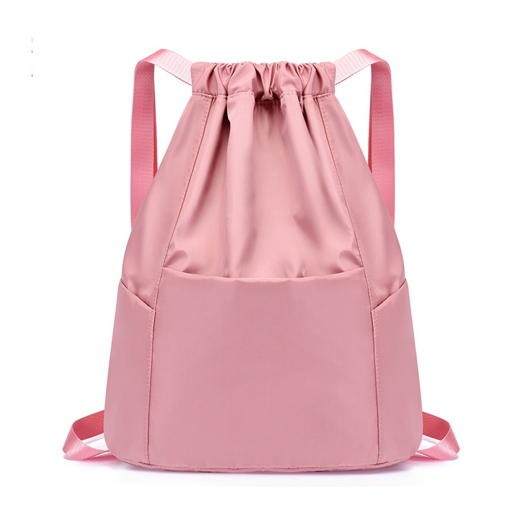 Waterproof Drawstring Sports Backpack with Side Pocket 2