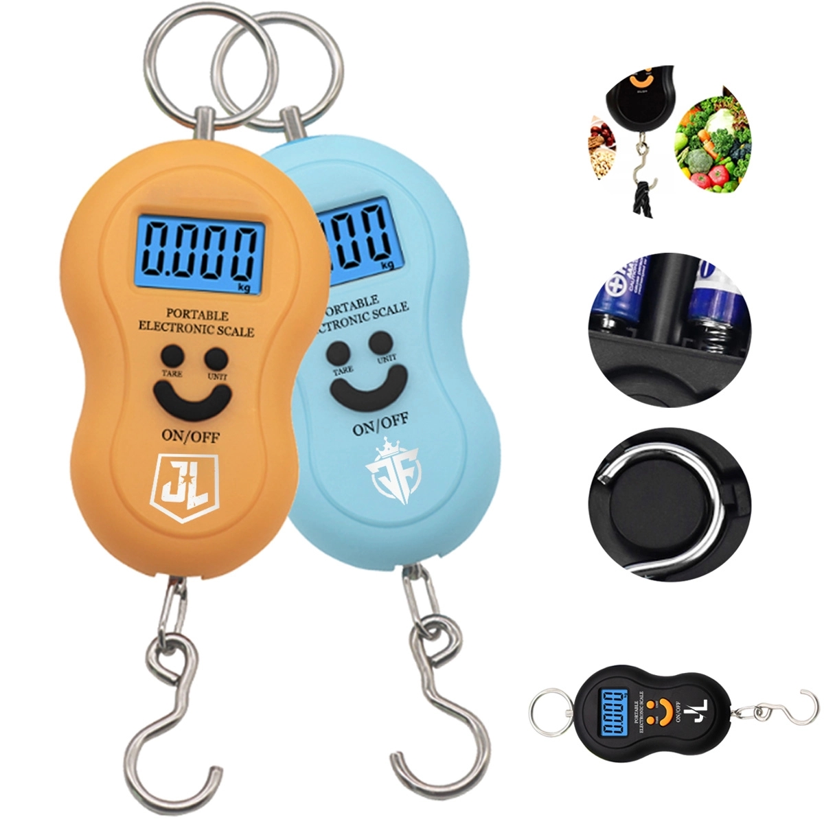 Custom Portable Creative Gourd Hanging Digital Luggage Scale 3