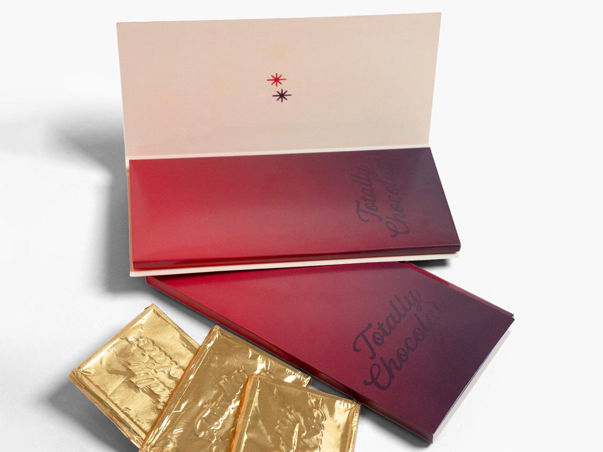 Deluxe Chocolate Storyteller with 3 Custom Engraved Chocolate Bars