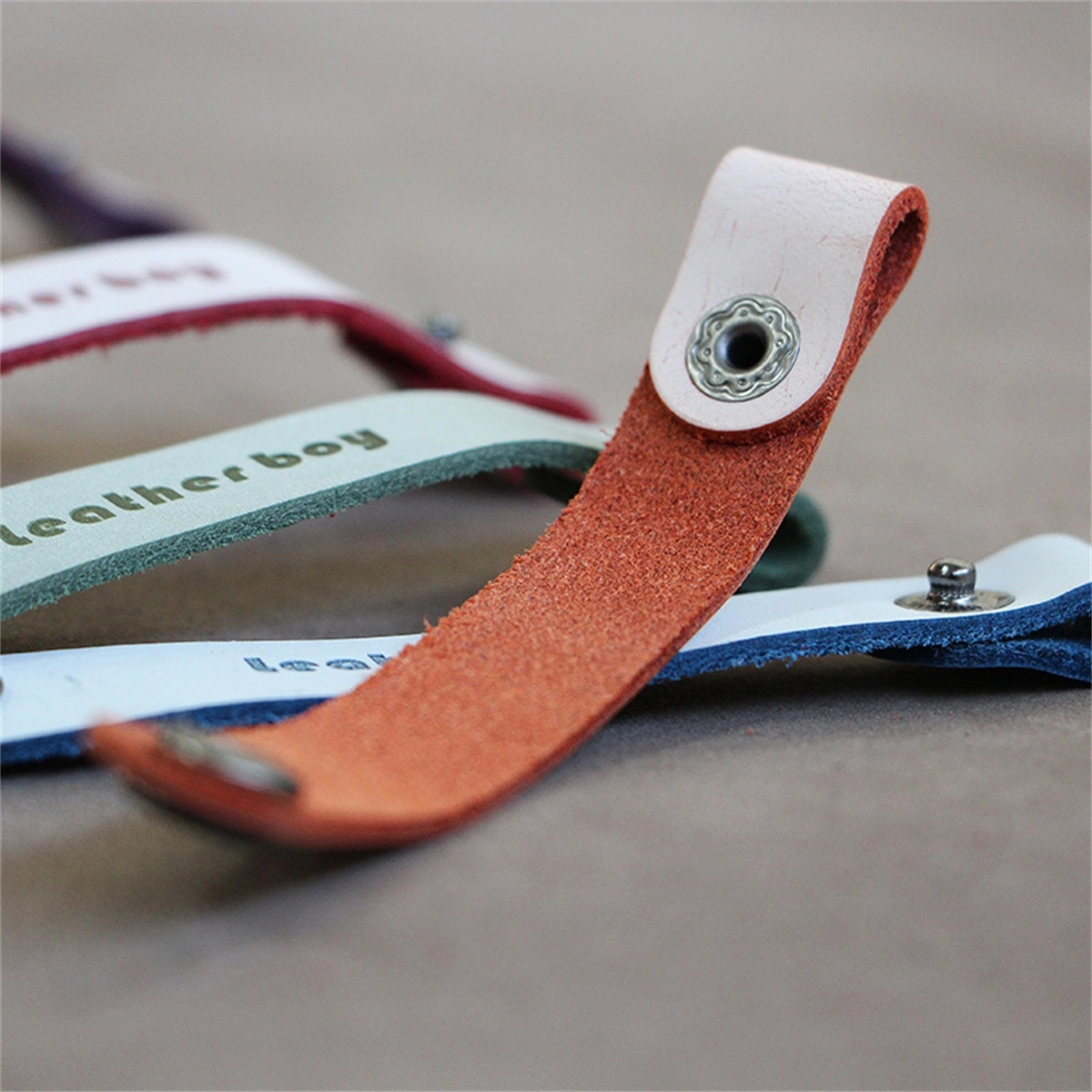 Leather Cable Straps for Cords Headset Winder 3