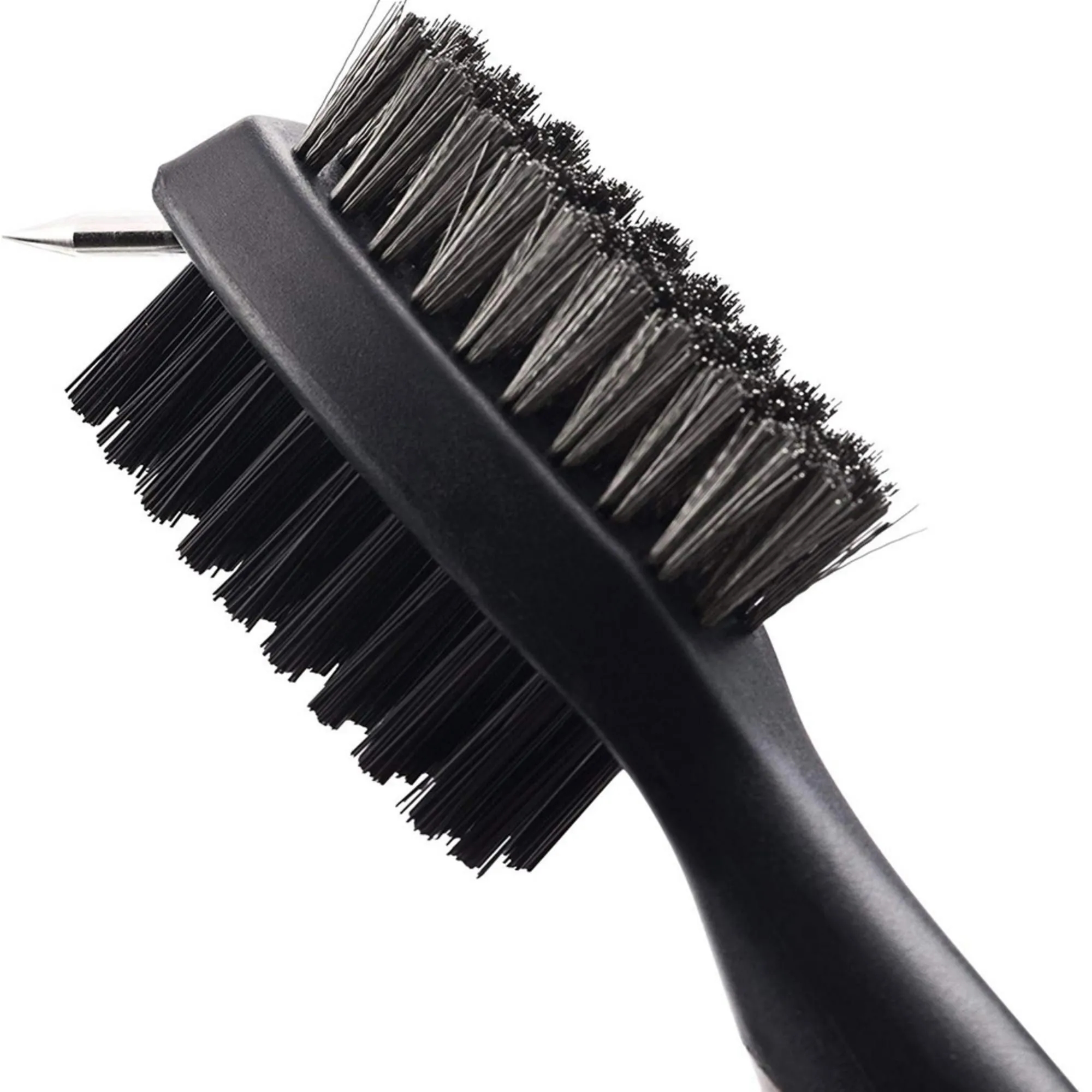Golf Club Cleaning Brush with Retractable Aluminum Carabiner 3