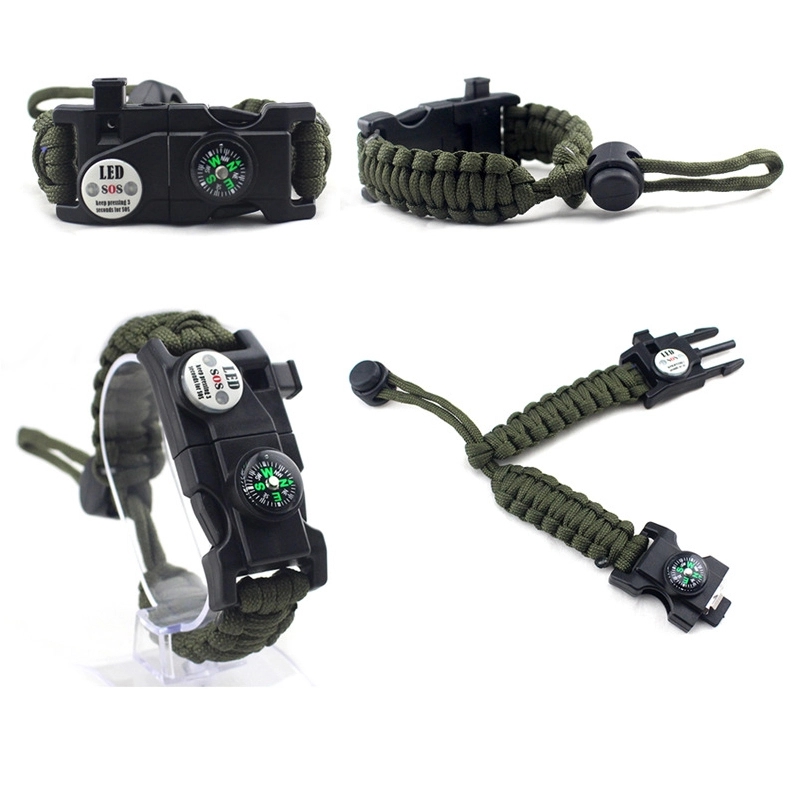 20 in 1 Outdoor Survival Paracord Bracelet 24