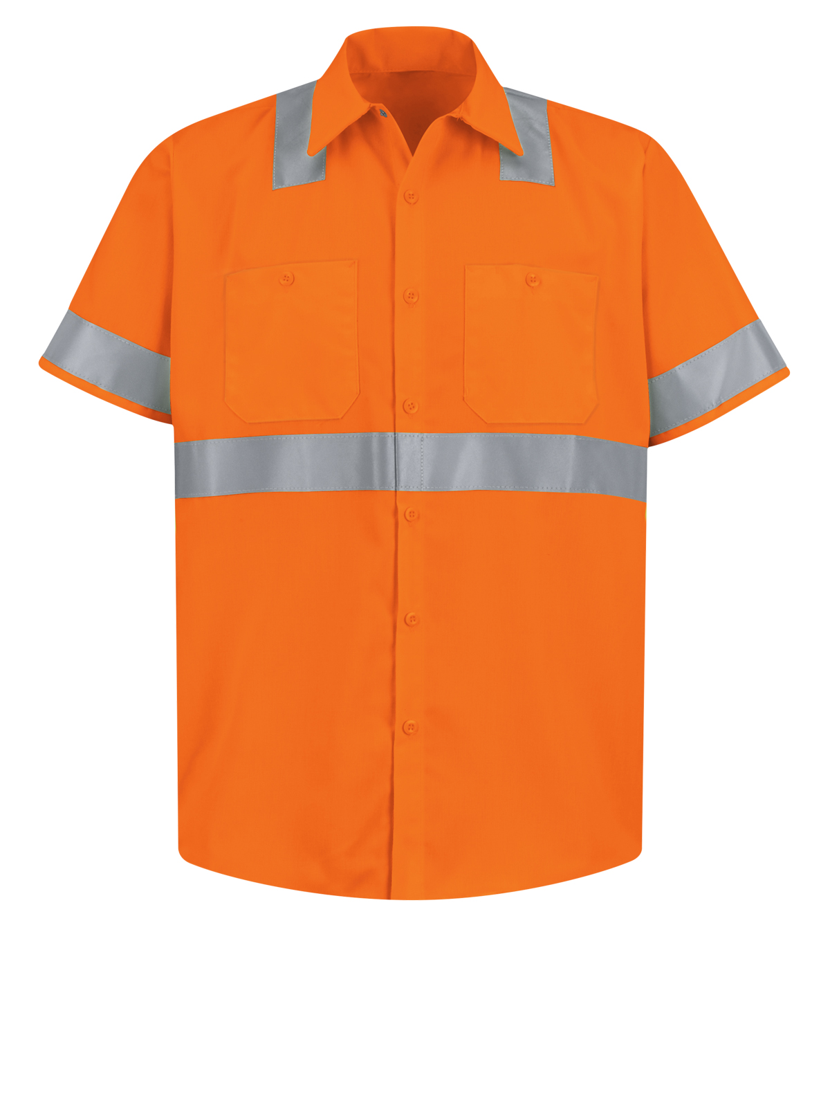 Red Kap Hi-Visibility - Men's Hi-Visibility Short Sleeve Work Shirt 6