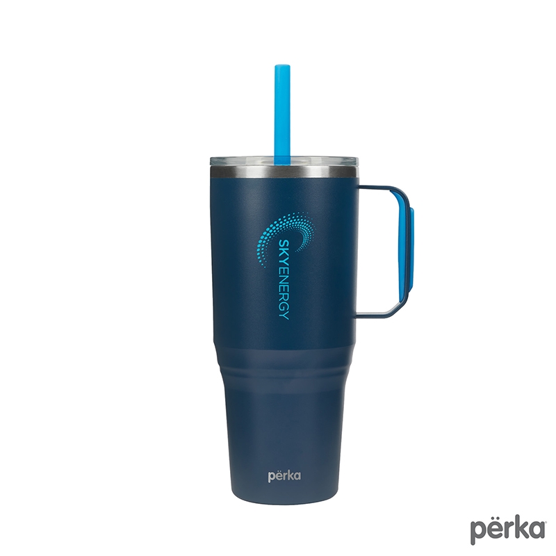 Perka® Portofino 36 oz. Double Wall Recycled Stainless Steel Travel Mug 45