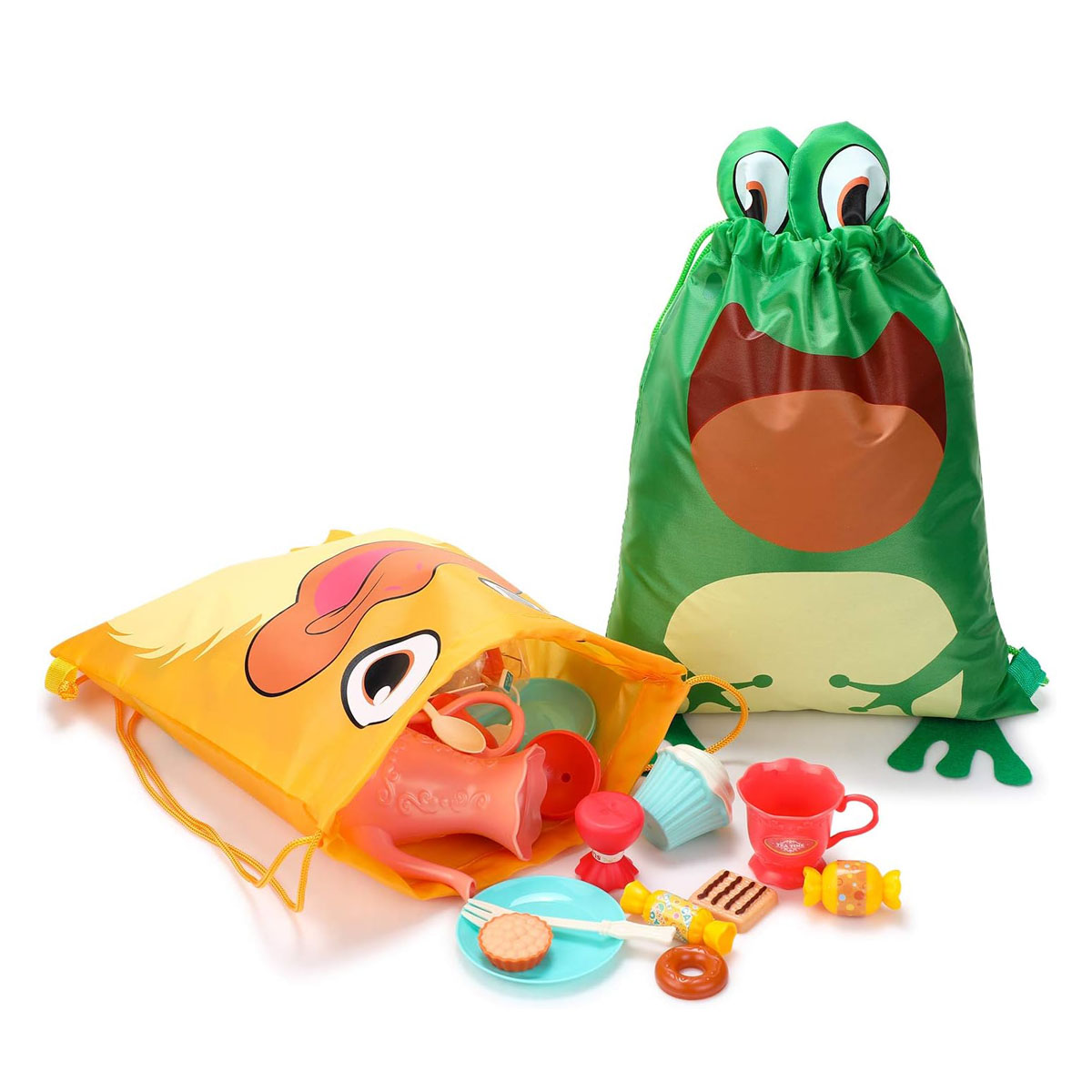 Kid Animals Cartoon Drawstring Backpack 1