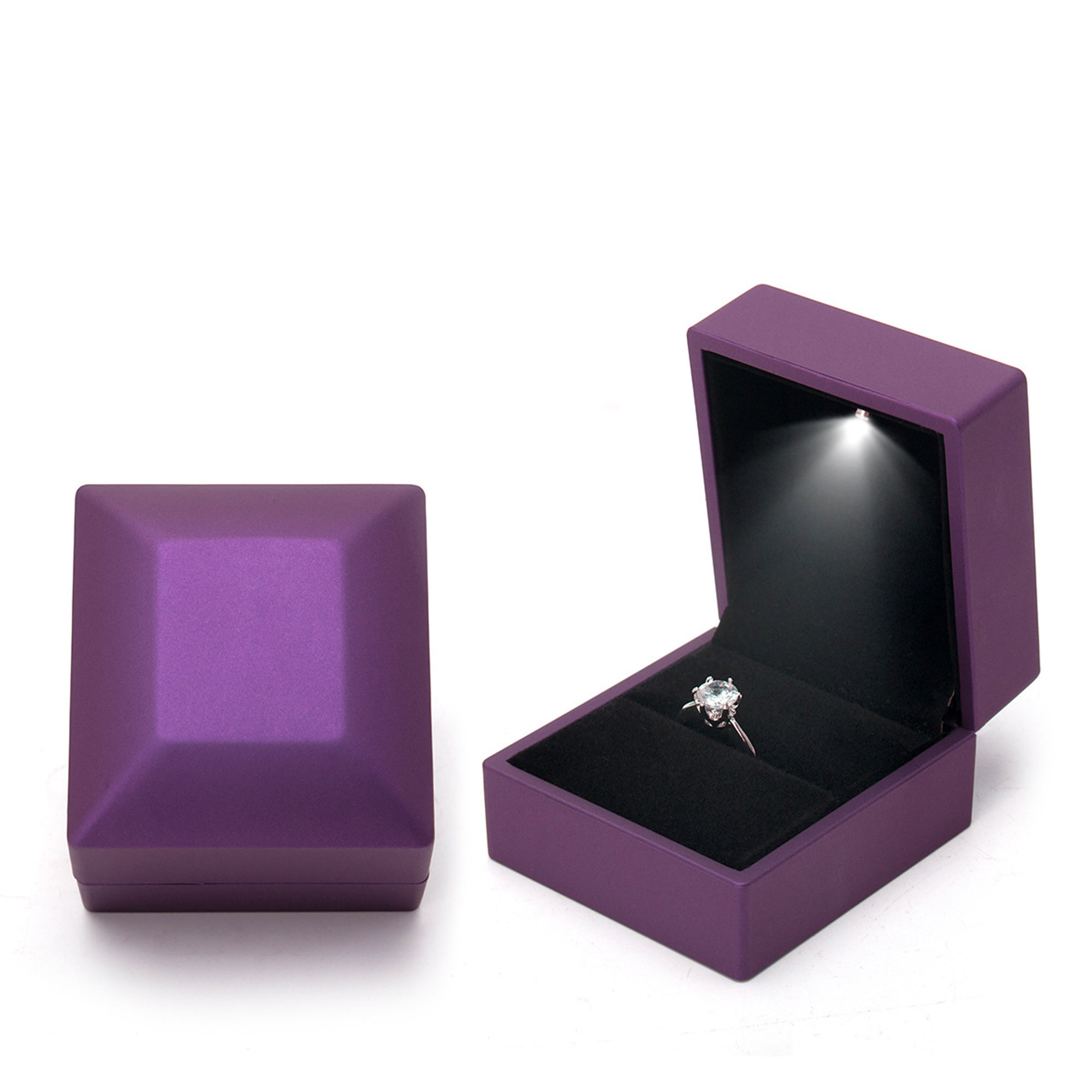 LED Light High-end Jewelry Ring Box 5