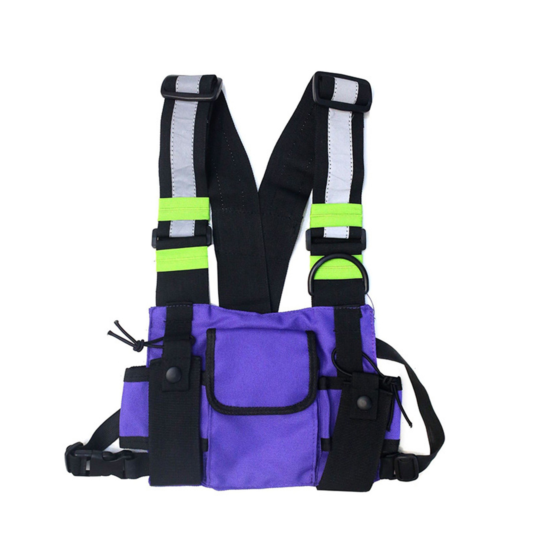 Reflective High Visibility Chest Vest Bag 2