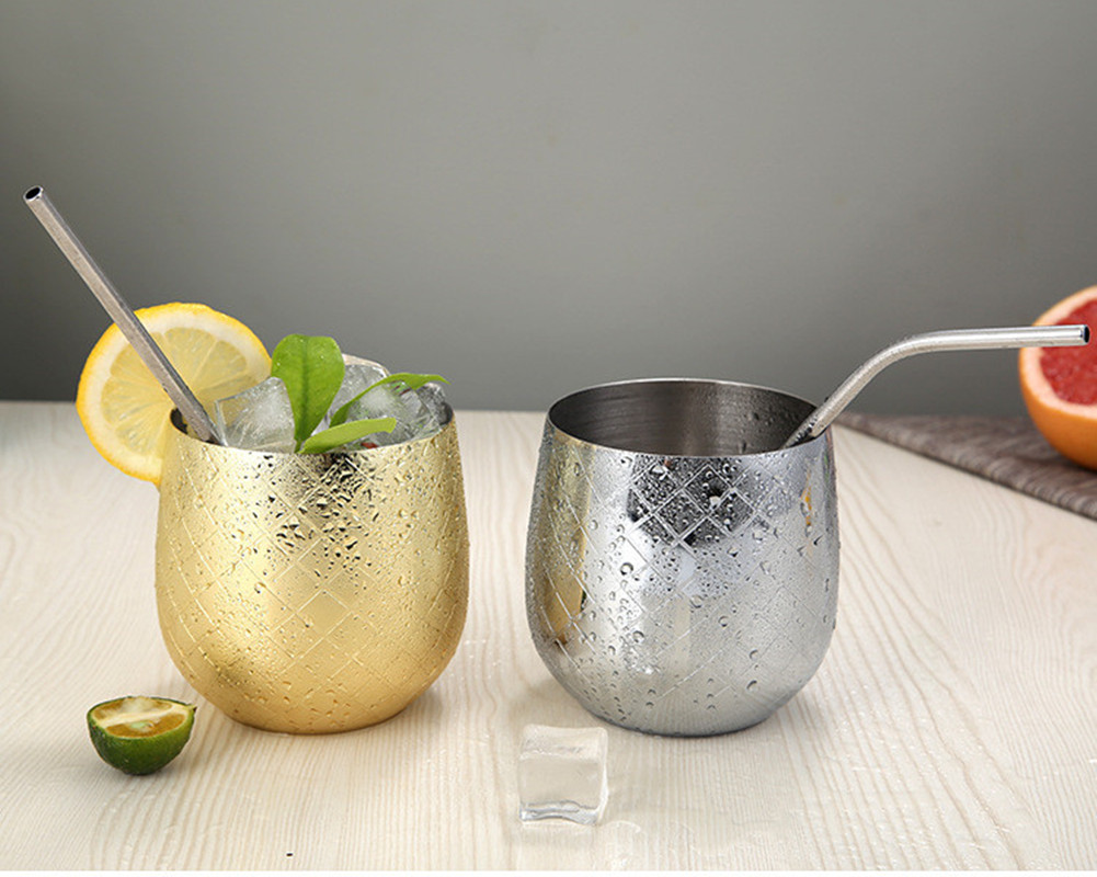 16 Oz Stainless Steel Pineapple Cup/Mug 3