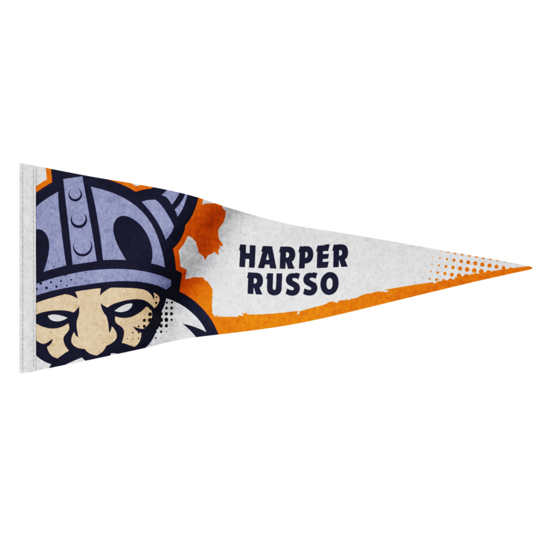 Felt Pennant 4"x10"" Dye Sublimated (Domestically Decorated)