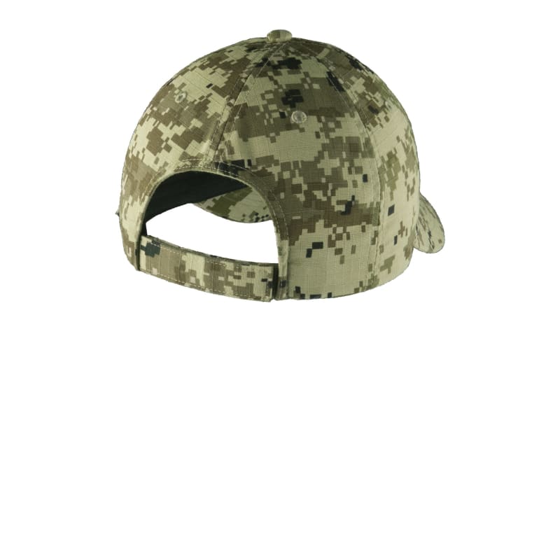 Port Authority Digital Ripstop Camouflage Cap. 3