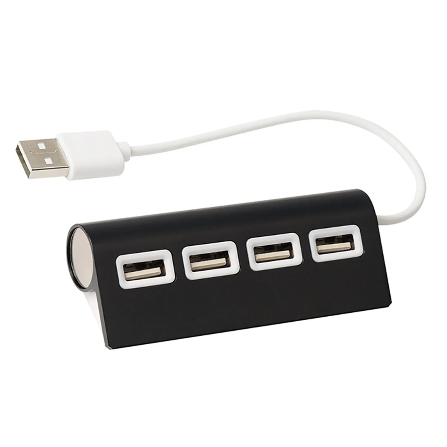 Promotional 4 Port Aluminum Wave USB Hubs 5