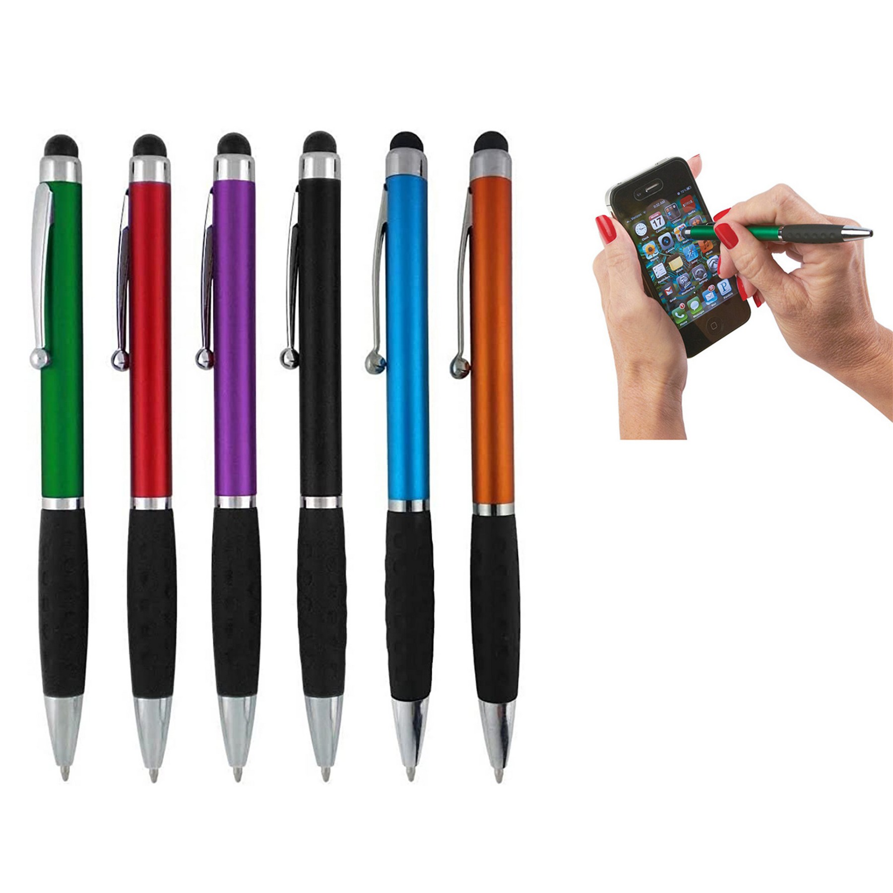 2-In-1 Touch Screen W/Twist Stylus Ballpoint Pen 3