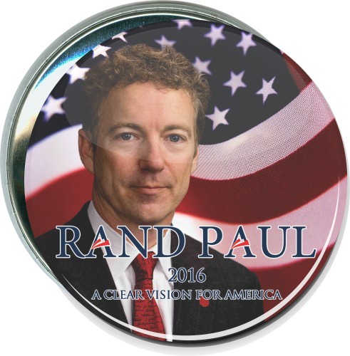 Rand Paul 2016, A Clear Vision For America, Political Button