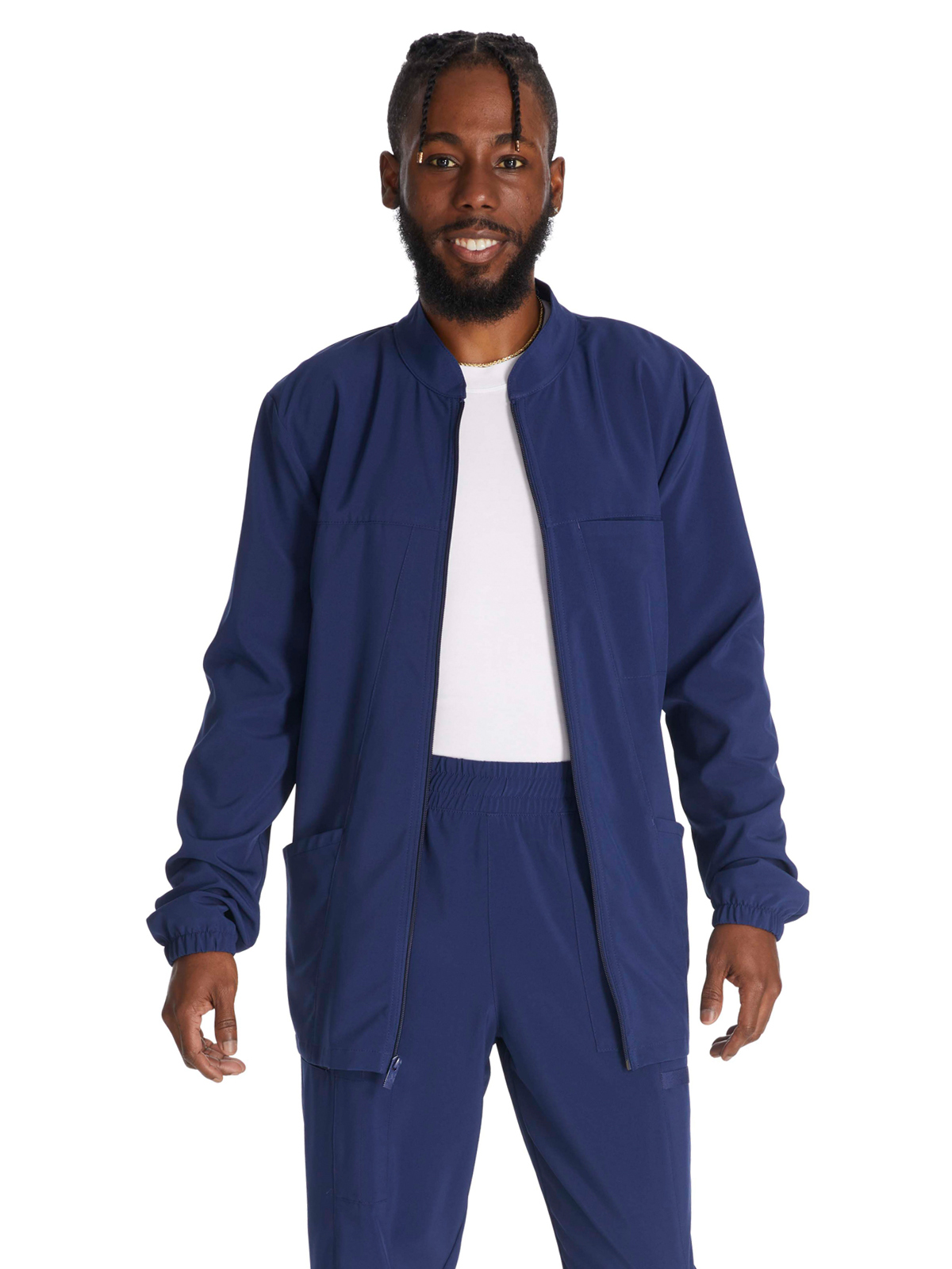 Dickies Medical - EDS Essentials - Men's 3-Pocket Zip Front Jacket