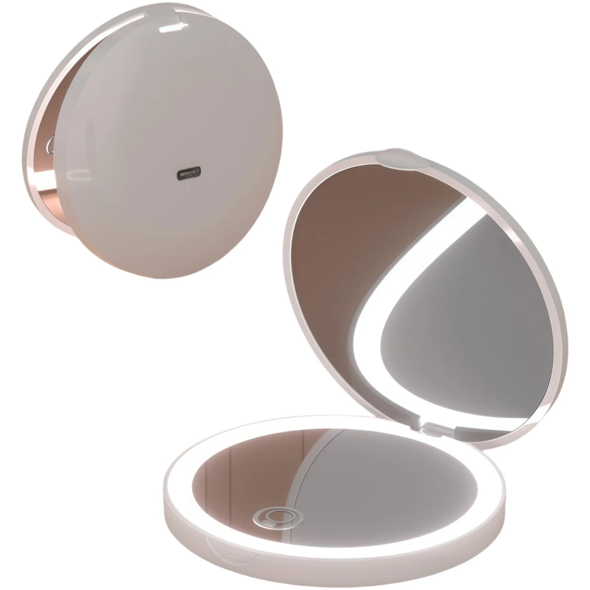 Magnification LED Pocket Mirror with USB Data Cable 3