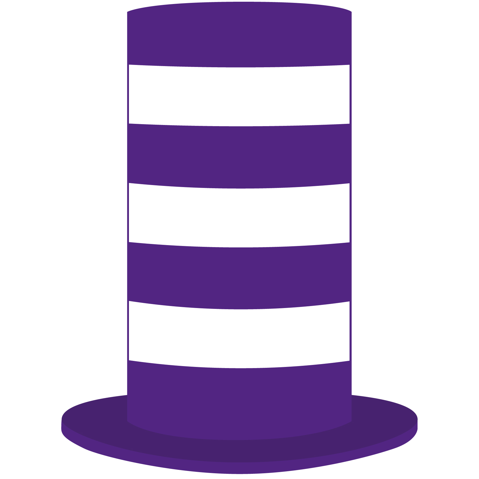 Stove Pipe Tall Top Hat 12