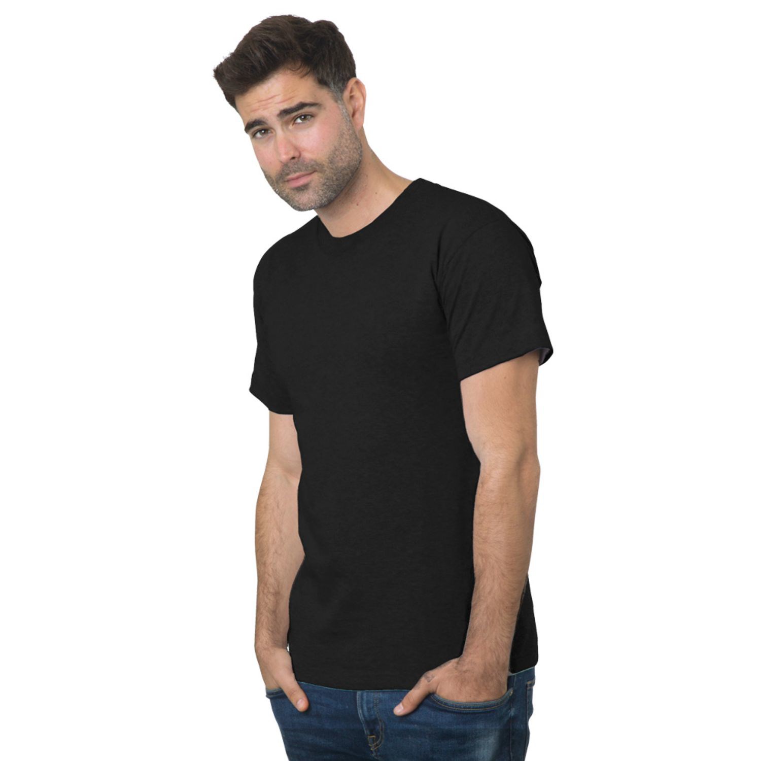 100% USA-Union Made Pre-Shrunk Crew Tee Shirt