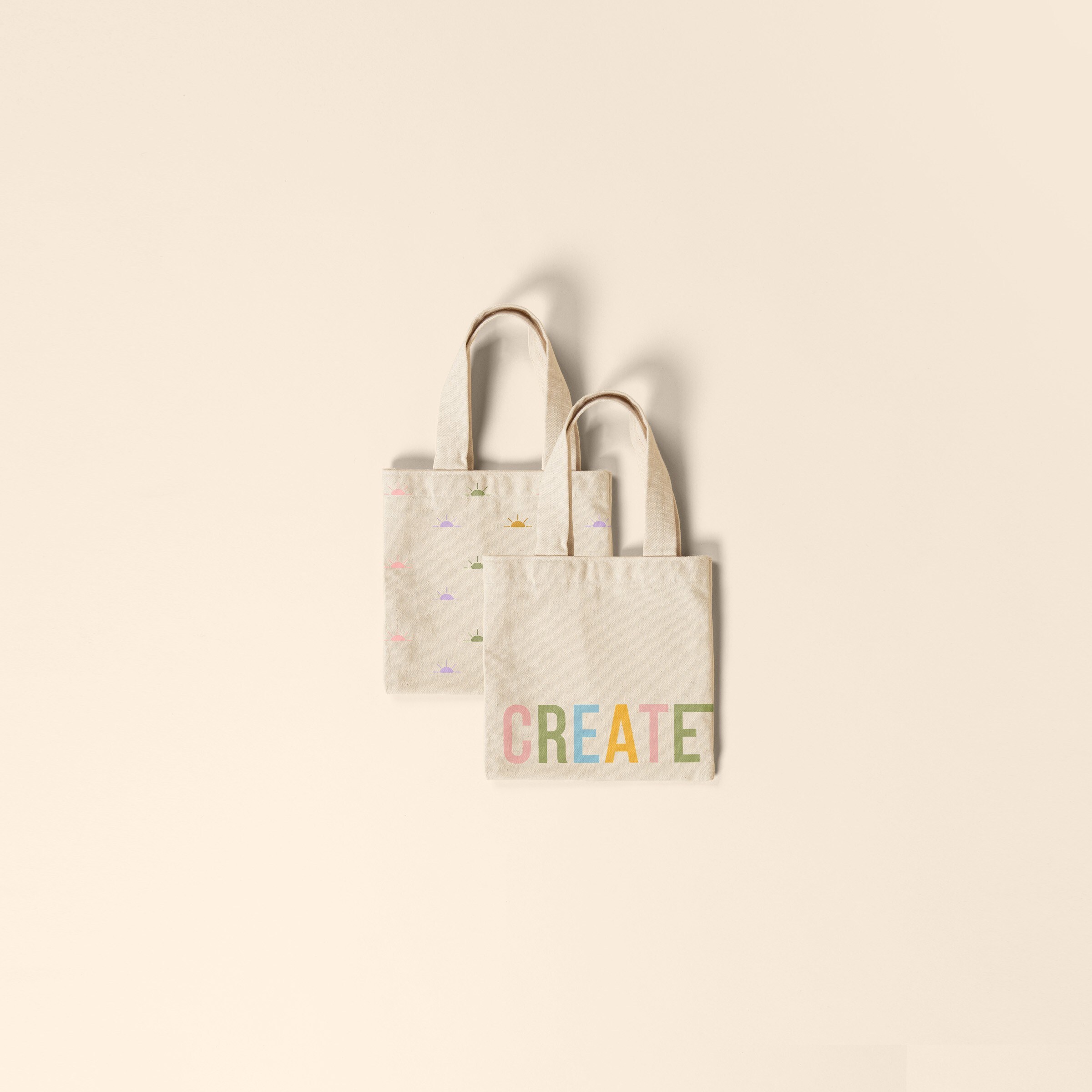 ITTY BITTY TOTE - NATURAL CANVAS