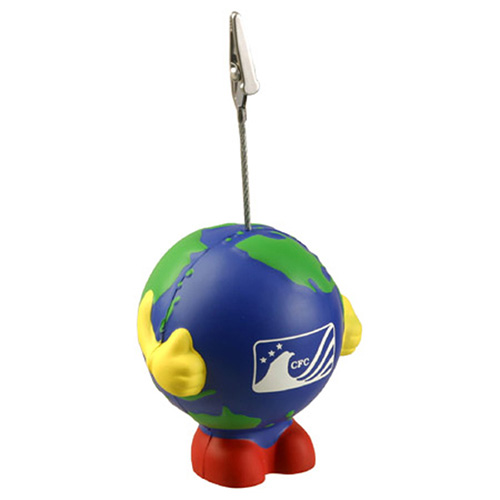 Earthball Man Stress Reliever Memo Holder 4