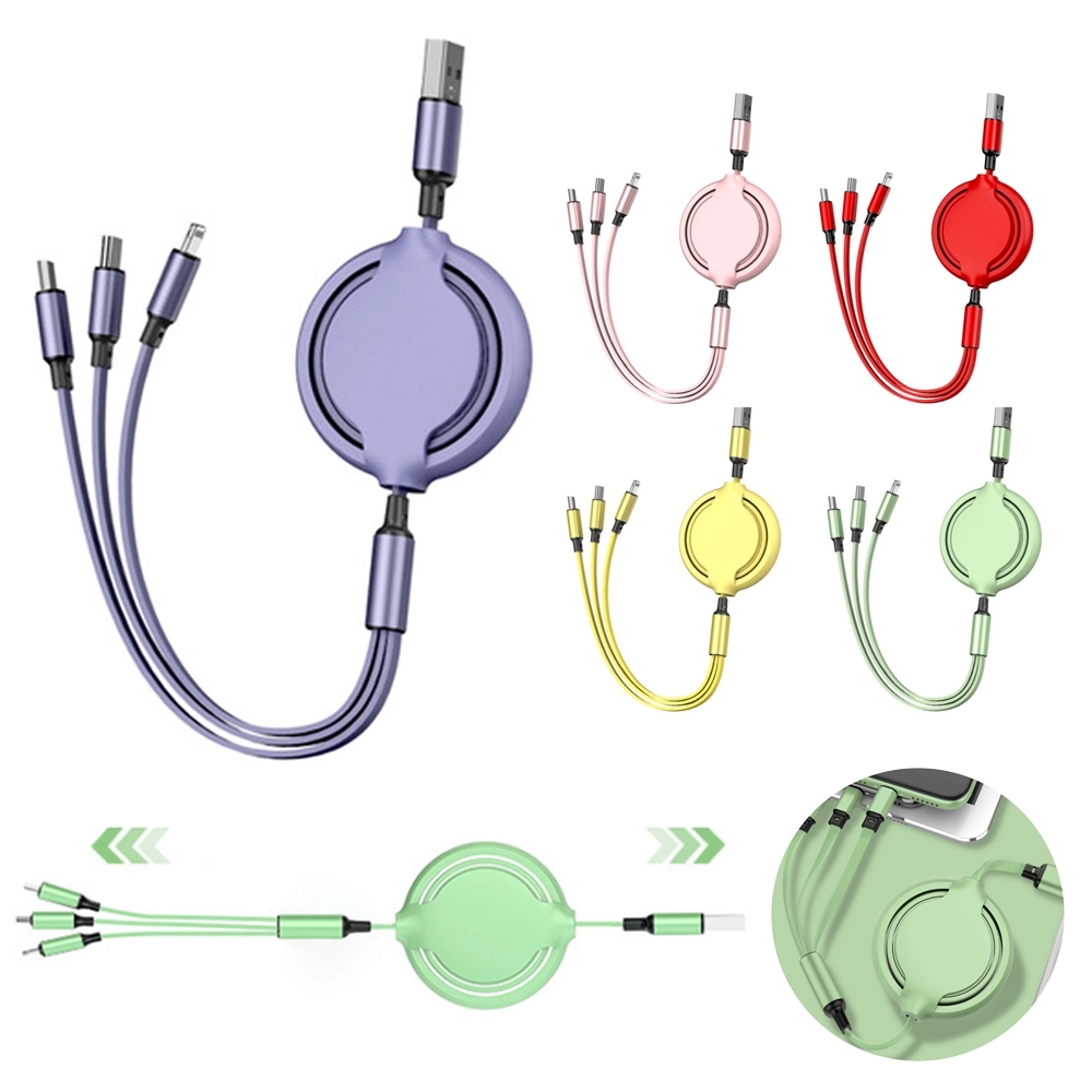 3 in 1 Retractable Charging Cable Fast Charger 1