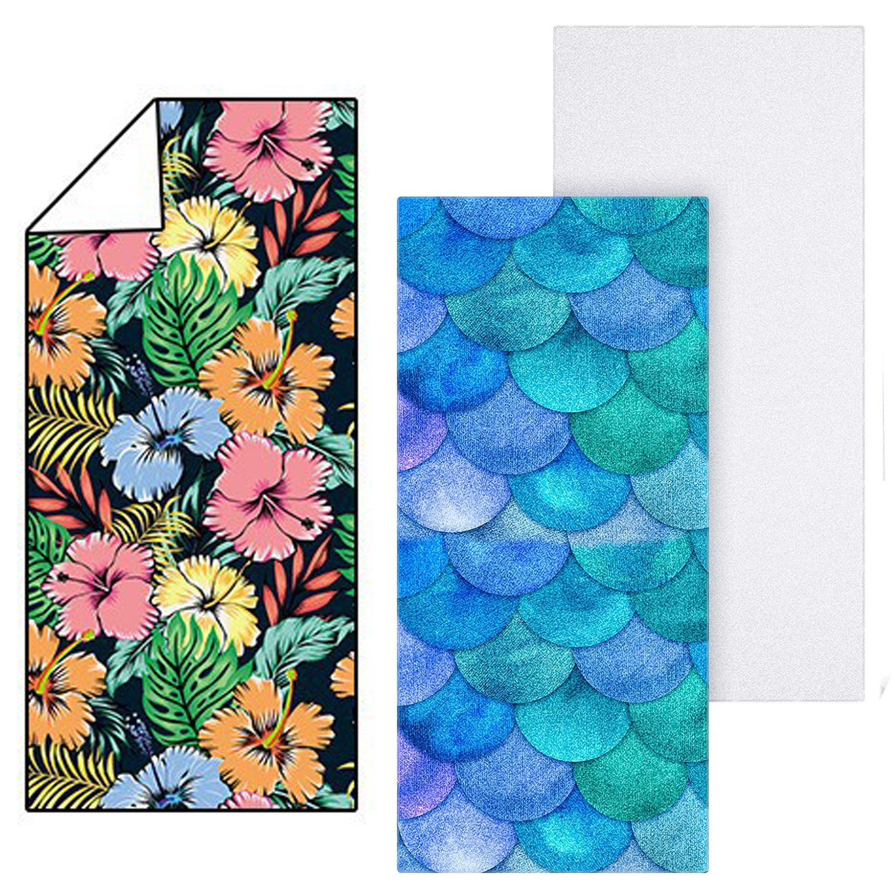 Fast Shipping Full Color Custom Microfiber Beach Towel 2