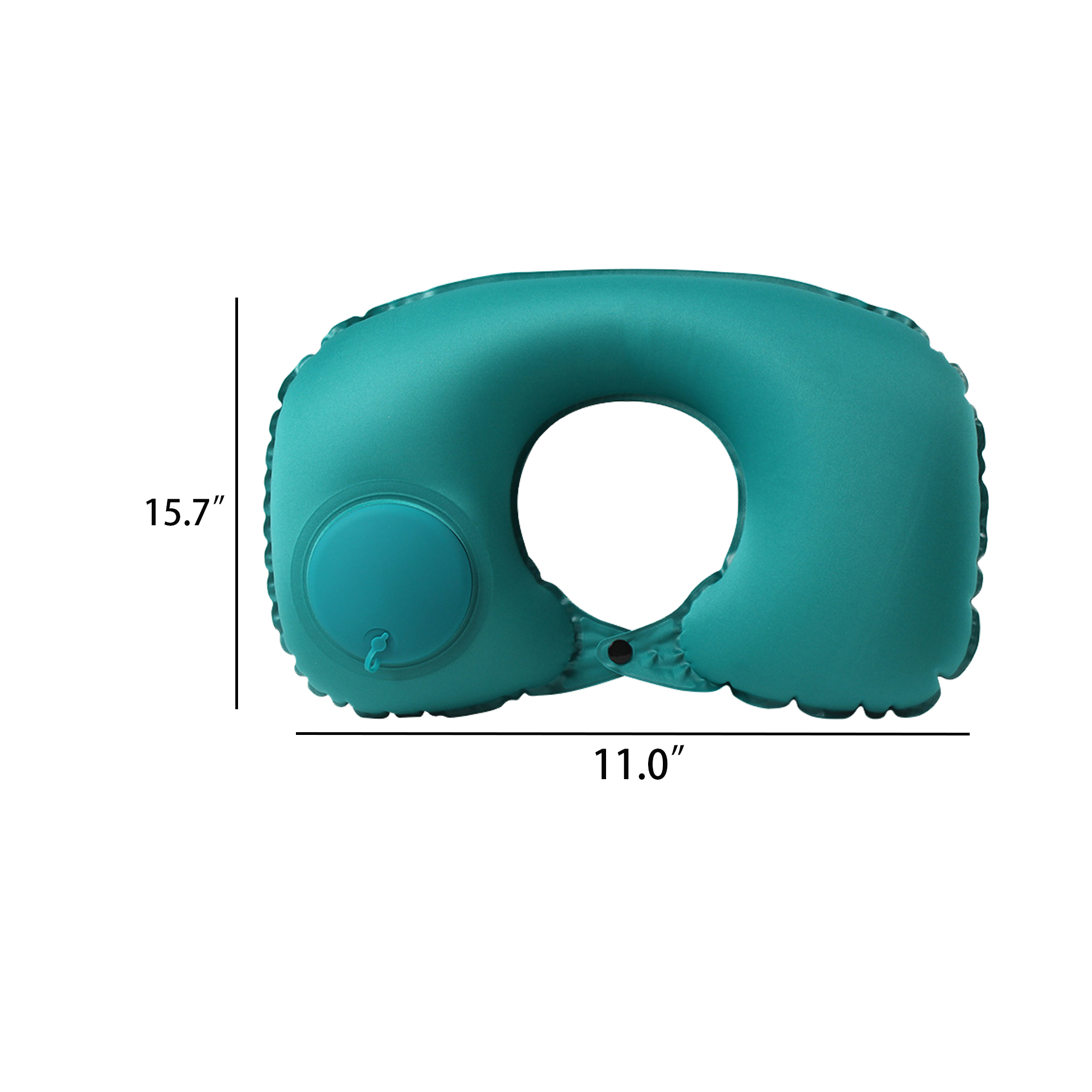 Flocking Inflatable Neck Pillow 2